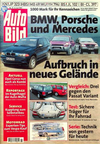Deckblatt Auto Bild (23/1997)